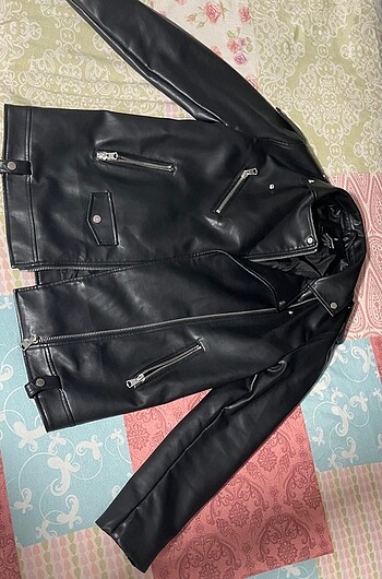 m Beden stradivarius deri ceket