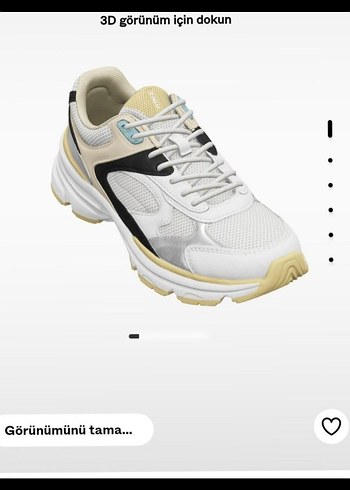Bershka Fileli Kontrast Spor Ayakkabı