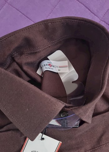 Diğer kahverengi Regular Fit Erkek Gömlek