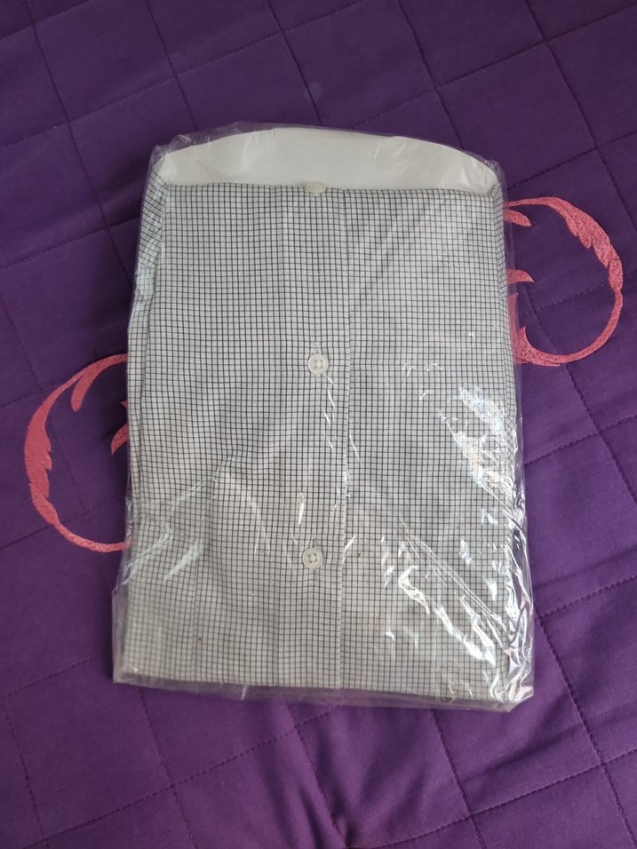 Gri Kareli Kısa Kollu Erkek Gömlek - Görsel 2