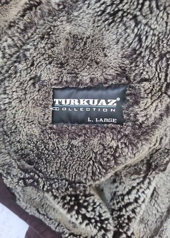 Kürklü Bordo Süet Erkek Kaban - Görsel 6