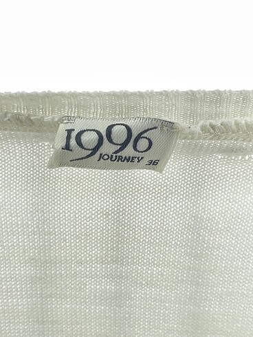36 Beden beyaz Renk Journey Kazak / Triko %70 İndirimli.