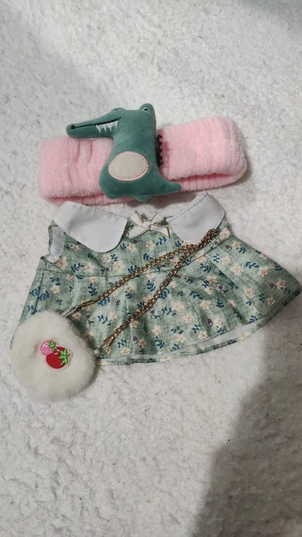 Pembe Leopar Desenli oyuncak ördek Takımı - Görsel 2