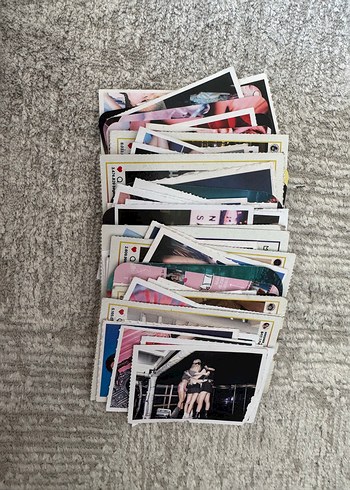 77 adet blackpink foto kartları