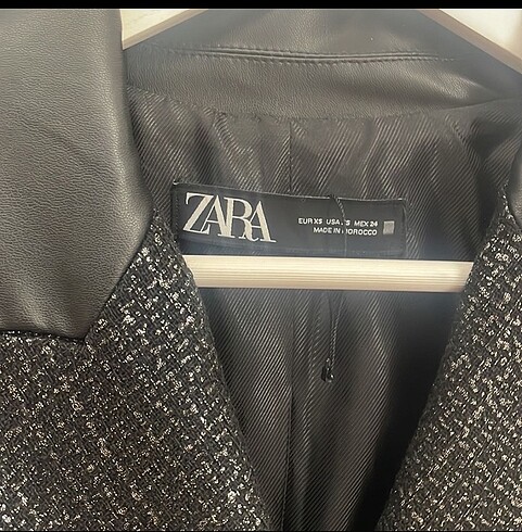 xs Beden siyah Renk Zara xs beden blazer
