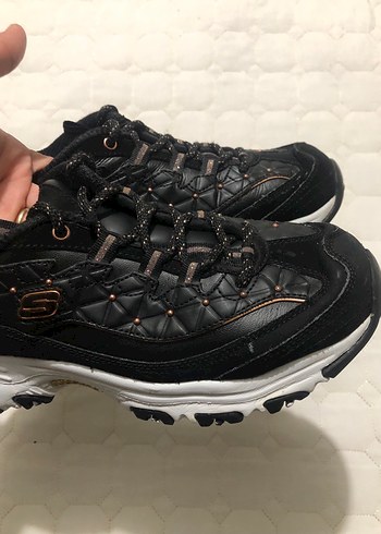 39 Beden siyah Renk Orijinal Skechers dlites glamour serisi
