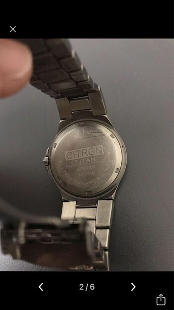 Diğer orijinal cıtron marka titanyum kol saati