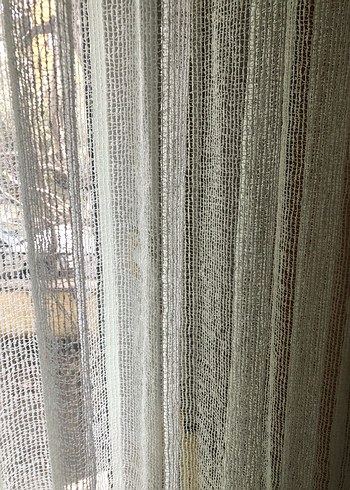 Dantel tarzda ağır şık tül perde - Görsel 2