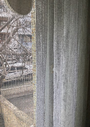 Dantel tarzda ağır şık tül perde - Görsel 8