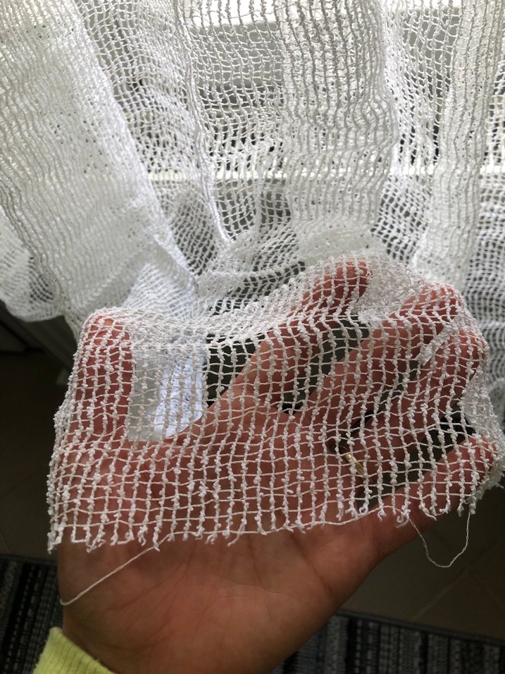 Dantel tarzda ağır şık tül perde - Görsel 4