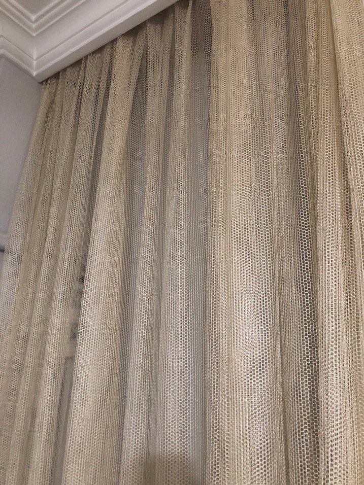 2 kanat file model tül perde - Görsel 2