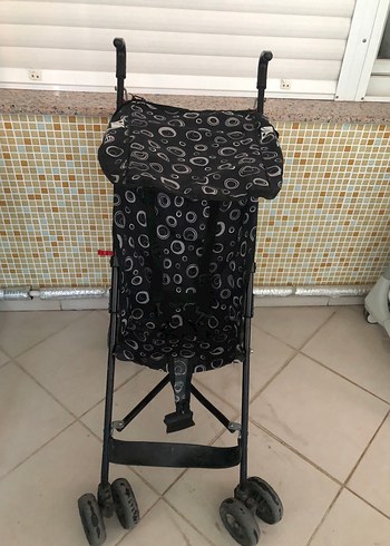 Siyah Desenli Bebek Arabası