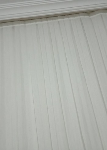 Taç Bej Gri Bohem Tarzı Düz Tül Perde