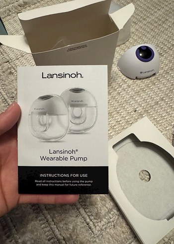 Lansinoh çift göğüs pompası - Görsel 4