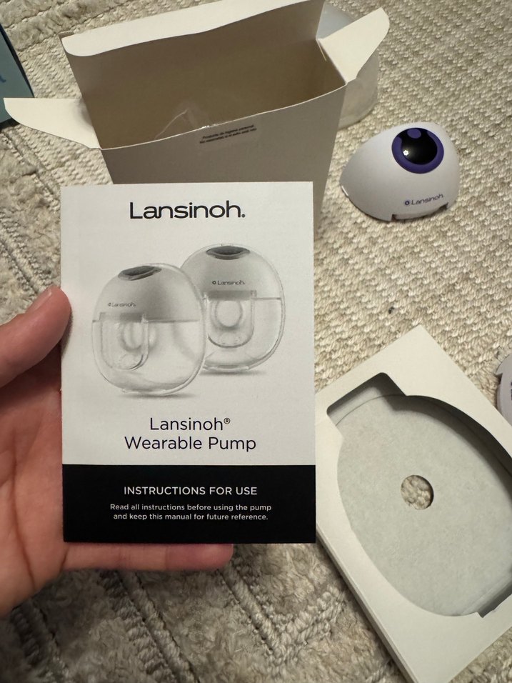 Lansinoh çift göğüs pompası - Görsel 4