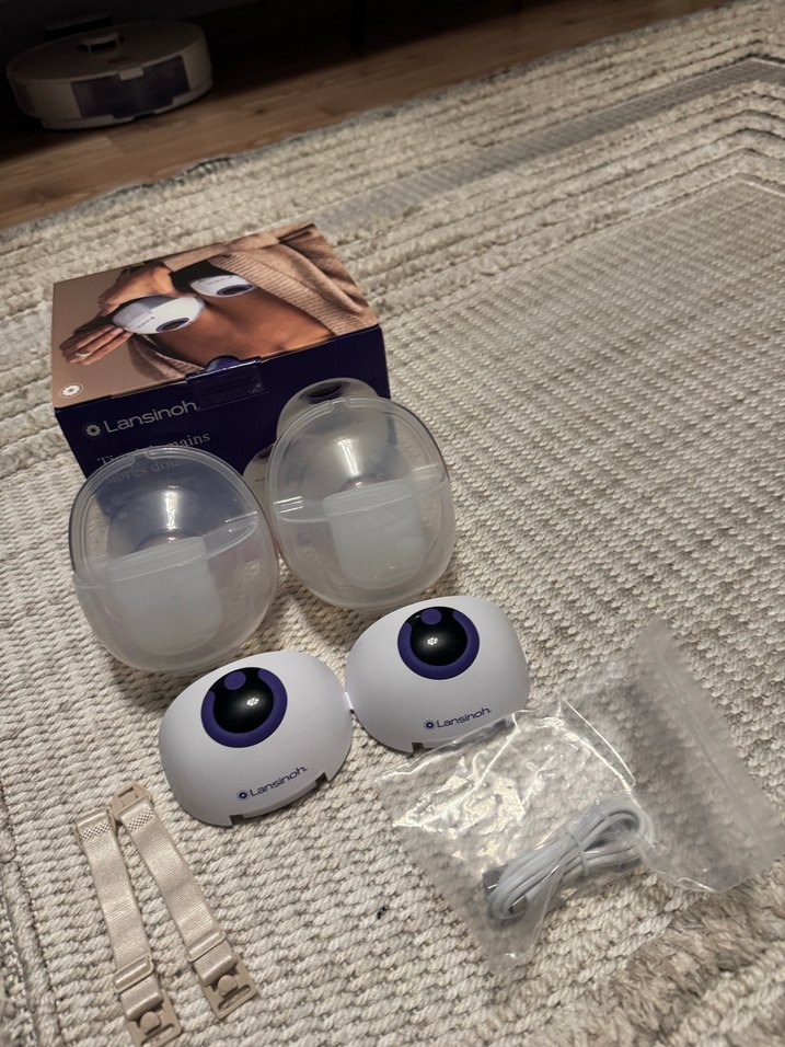 Lansinoh çift göğüs pompası - Görsel 2