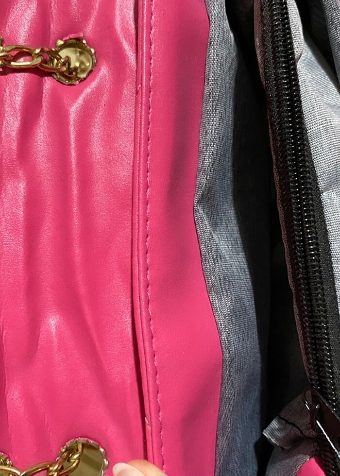 Kırmızı kol çantası - Görsel 4