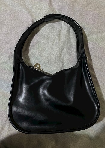 Tommy Hilfiger Klasik Siyah Deri Kadın Çanta - Görsel 2