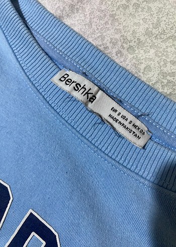 Bershka Mavi Rahat Sweatshirt - Görsel 3