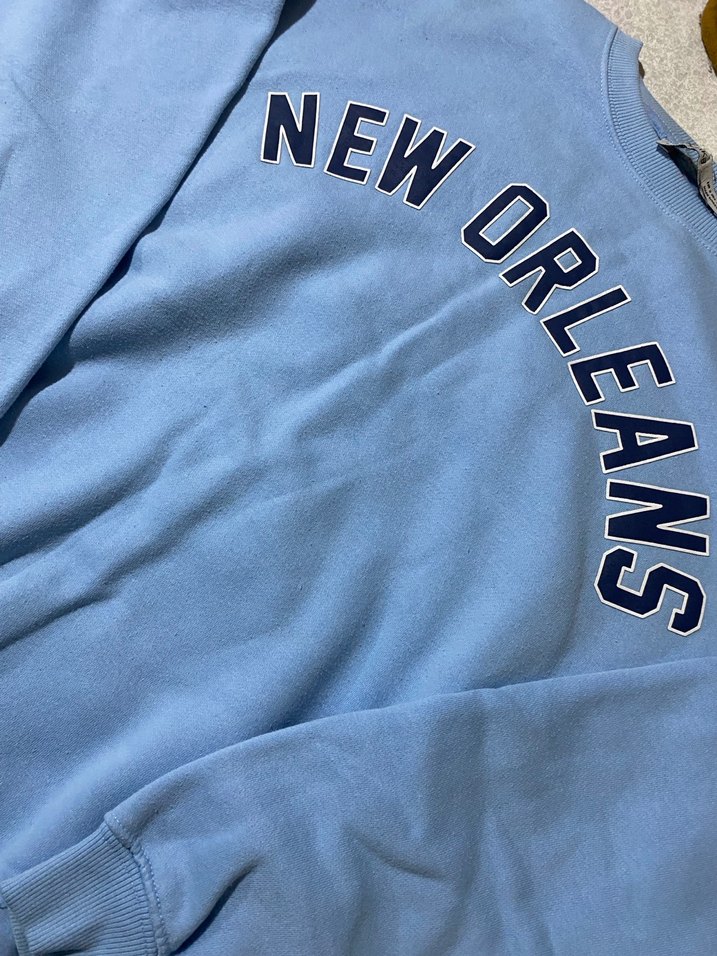 Bershka Mavi Rahat Sweatshirt - Görsel 2