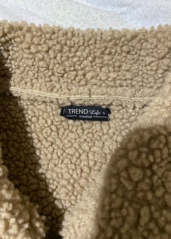 Bej Kürklü Deri Kadın Ceket - Görsel 4