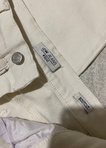 LCW Kadın beyaz jeans - Görsel 4