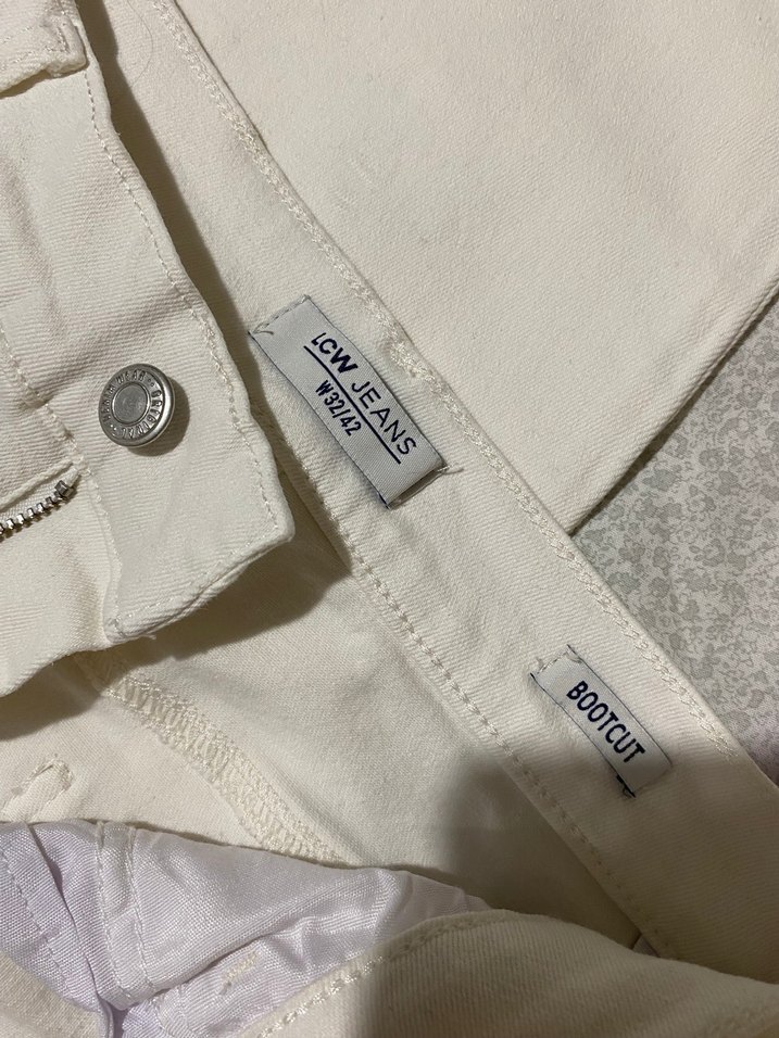 LCW Kadın beyaz jeans - Görsel 4