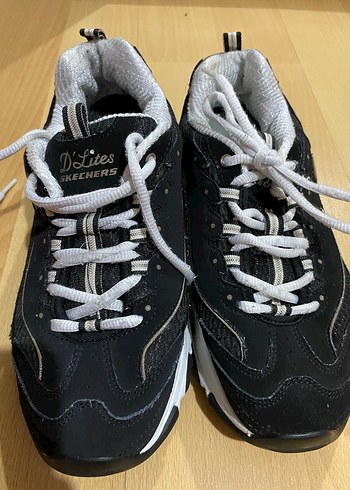 Siyah Skechers Kadın Spor Ayakkabı - Görsel 3