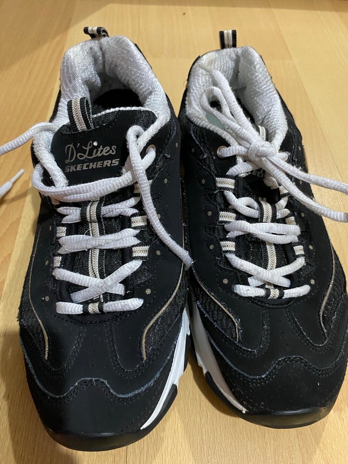 Siyah Skechers Kadın Spor Ayakkabı - Görsel 3