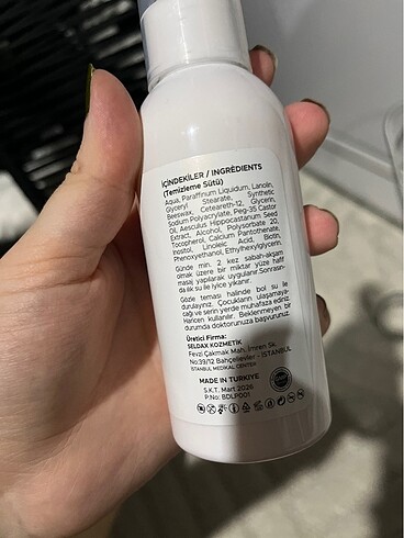Diğer Temizleme sütü