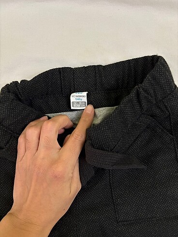 LC Waikiki Siyah kalın erkek bebek pantolon