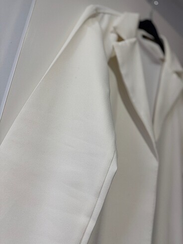 42 Beden beyaz Renk Beyaz Blazer Ceket