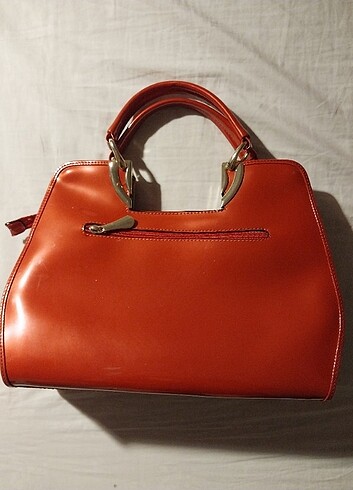 Kırmızı fiyonk çanta  - Görsel 3