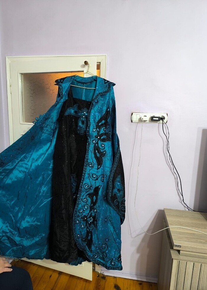 mavi kaftan/abiye  - Görsel 2