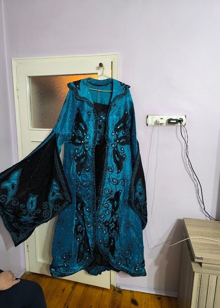 mavi kaftan/abiye  - Görsel 3