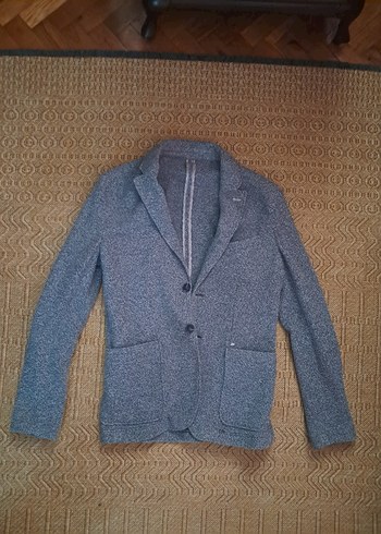 Gri Düğmeli Erkek Mevsimlik Ceket - Görsel 2