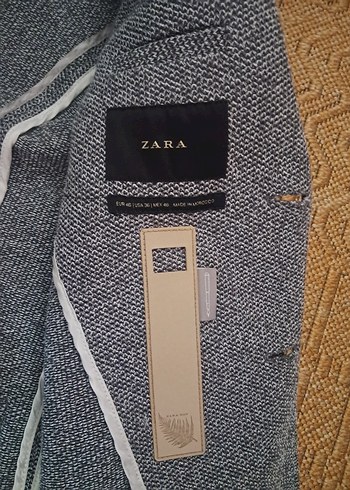 Gri Düğmeli Erkek Mevsimlik Ceket - Görsel 3