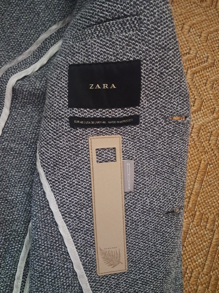 Gri Düğmeli Erkek Mevsimlik Ceket - Görsel 3