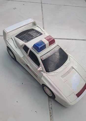 Beyaz Oyuncak Polis Arabası - Görsel 2