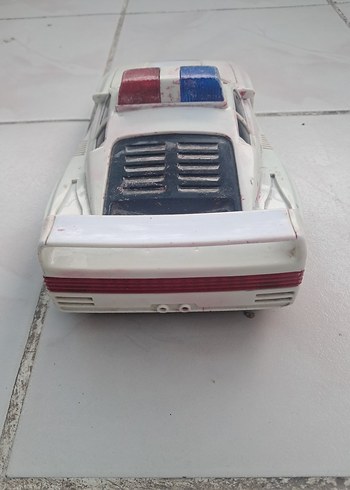 Beyaz Oyuncak Polis Arabası - Görsel 3