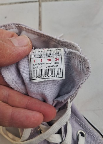 Mor Kadın Converse Spor Ayakkabı - Görsel 3