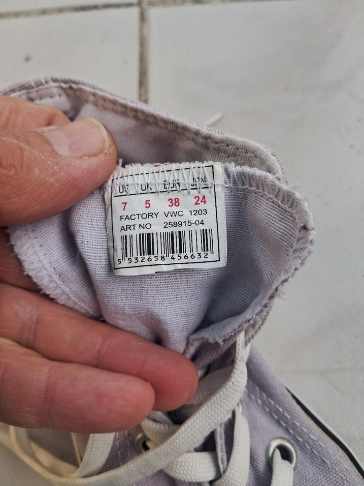 Mor Kadın Converse Spor Ayakkabı - Görsel 3