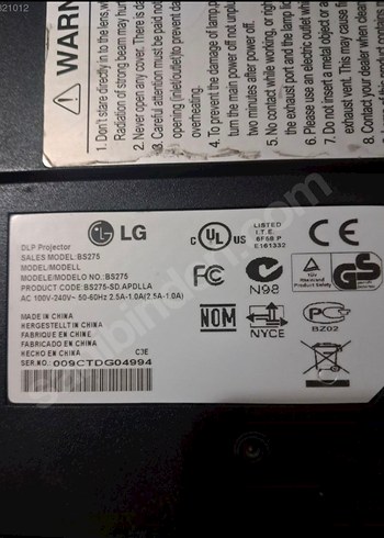 Lg BS275 Projeksiyon - Görsel 5