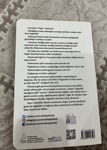 Müthiş Psikoloji: Hayır Diyebilme Sanatı