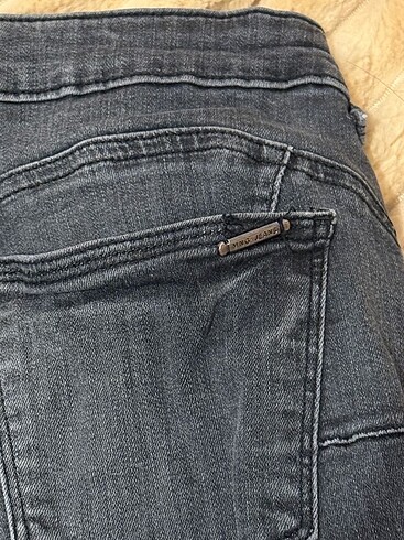 s Beden Mango koyu gri stretch jean kot pantolon