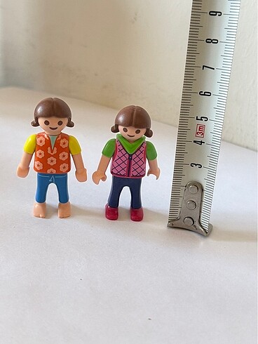 İkili çocuk Playmobil figür sey koleksiyonluk oyuncak