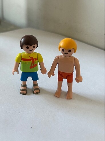 Playmobil çocuk ikili set figür koleksiyonluk oyuncak