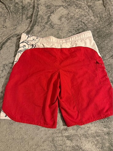Orijinal adidas içi fileli deniz şortu erkek kırmızı - Görsel 5