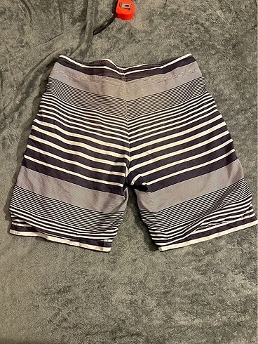 Orijinal Gap içi fileli deniz şortu çizgili erkek mayo - Görsel 3