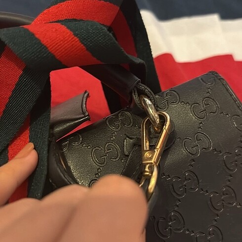 Beden Gucci omuz askılı çanta zebra hayvan desenli italyan